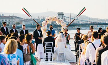 Wedding ceremony on Danube river boat Budapest Danube river cruise Budapest, boat hire for wedding