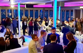 Cocktail party, Danube river cruise Budapest Cocktail party, Danube river cruise Budapest